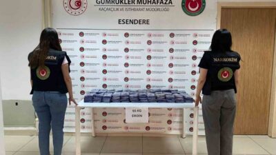 Son bir haftada 986 milyon lira değerinde yaklaşık 1.5 ton