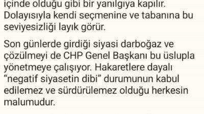 Cumhurbaşkanlığı İletişim Başkanı Burhanettin Duran, CHP Genel Başkanı Özgür Özel'e