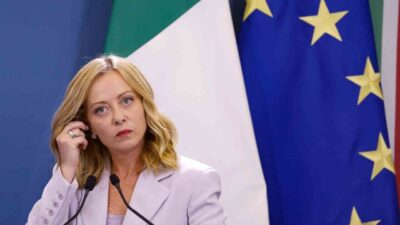 İtalya Başbakanı Giorgia Meloni, İsrail'in Gazze Şeridi'ndeki Nasser Hastanesi'nde düzenlenen
