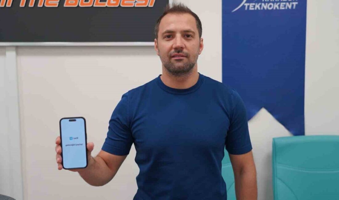 Karabük Teknokent'te Gelecek Mobil Yazılım A.Ş. tarafından geliştirilen "I Will"
