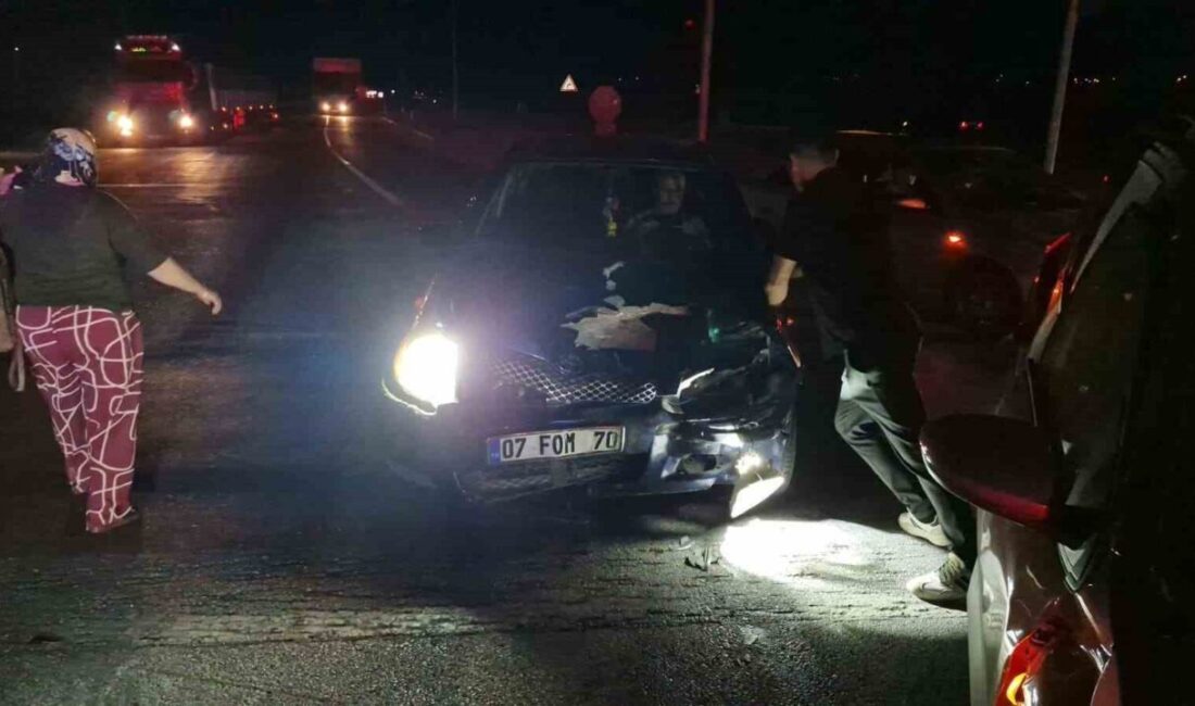 Alaca'da kırmızı ışık ihlali sonucu meydana gelen kazada Haydar A.