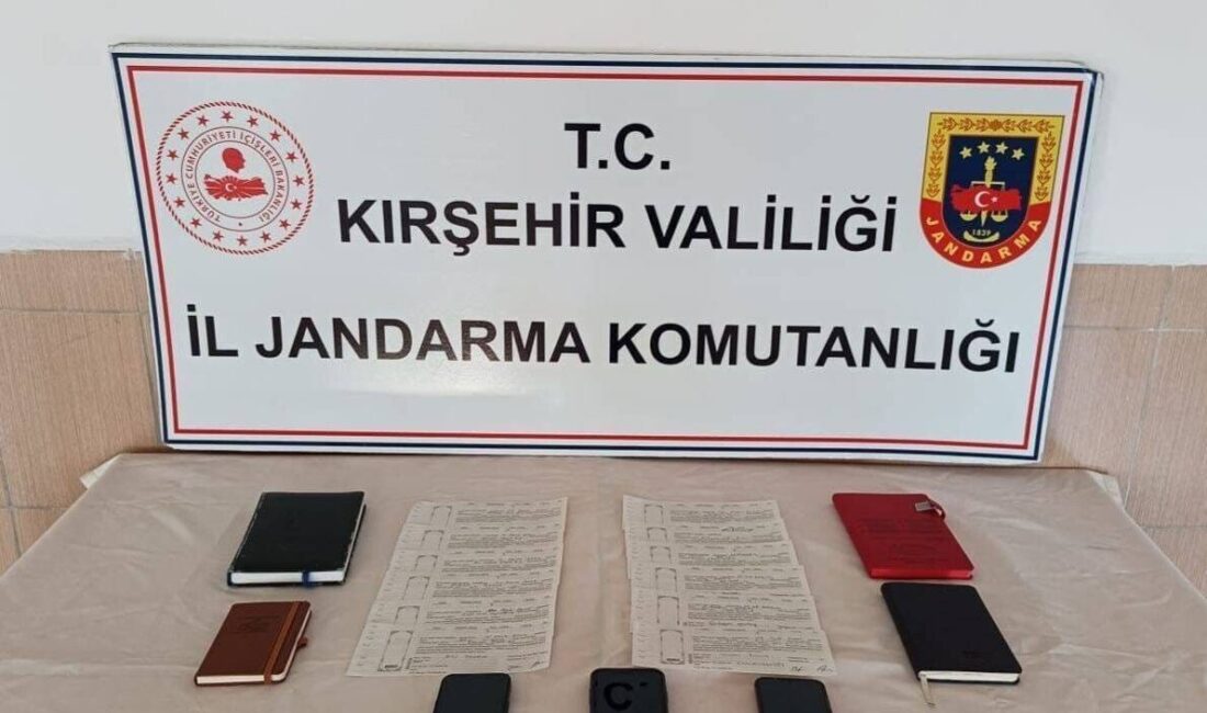 Kırşehir'de jandarma operasyonu sonucunda tefecilik suçuyla yakalanan 3 şahıstan biri