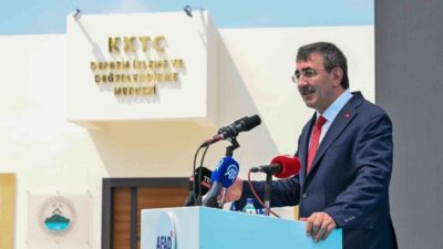 Cumhurbaşkanı Yardımcısı Cevdet Yılmaz, KKTC Deprem İzleme ve Değerlendirme Merkezi'nin