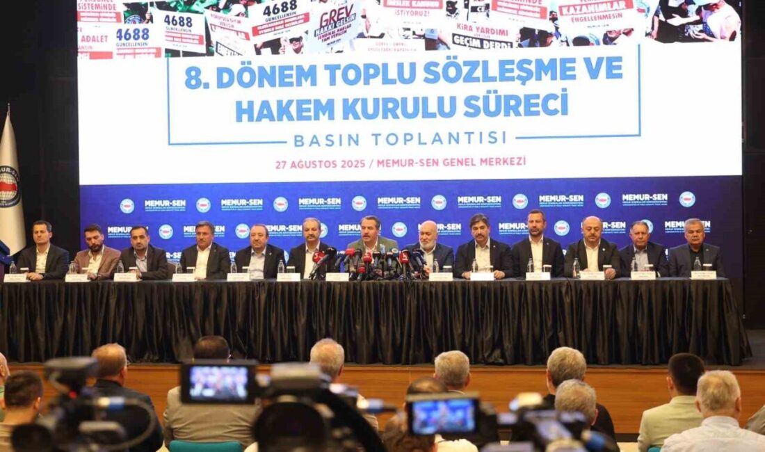 Memur-Sen Genel Başkanı Ali Yalçın, toplu sözleşme sonuçlarını değerlendirerek adaletin