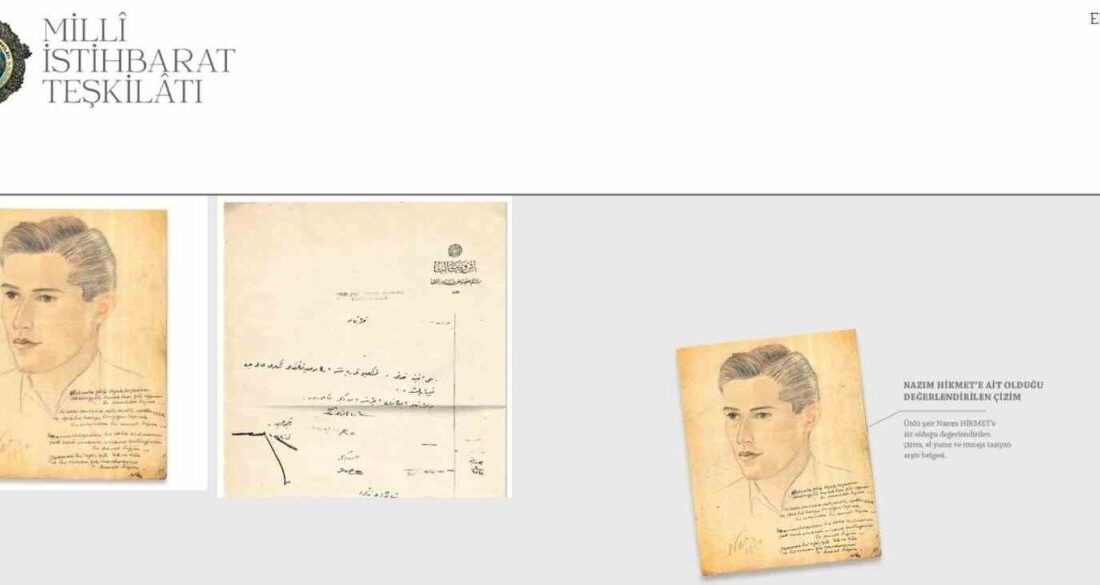 MİT, Nazım Hikmet'e ait imzalı ve "1950" tarih notlu belgeyi
