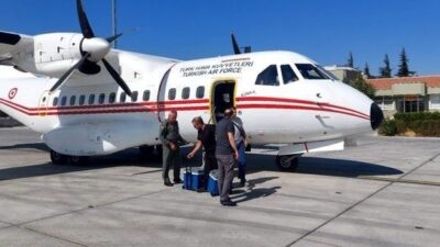 Konya'da organ nakli bekleyen vatandaşa Hava Kuvvetlerine ait ambulans uçakla