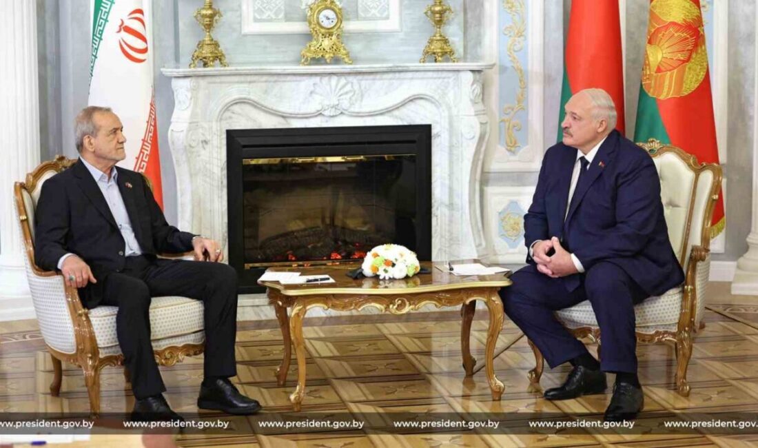 İran Cumhurbaşkanı Mesud Pezeşkiyan, Belarus ziyaretinde İran'a yönelik saldırıları kınayarak