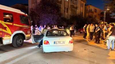 Ankara'nın Polatlı ilçesinde iki aracın karıştığı trafik kazasında hafif ticari