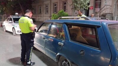 Sungurlu'da Emniyet Müdürlüğü trafik ekiplerince gerçekleştirilen denetimde kural ihlali yapan