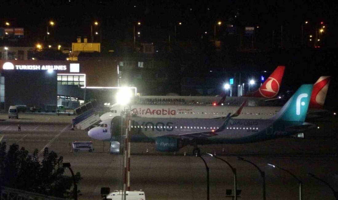 Trabzon-Cidde seferini yapan uçak, kalkıştan kısa bir süre sonra motor