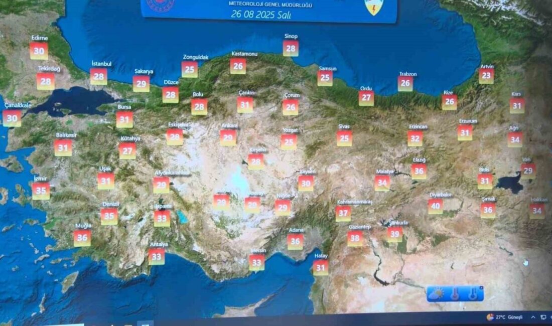 Meteoroloji Genel Müdürlüğü Hava Tahmin Uzmanı Mehmet Özdemirci, ülke genelinde