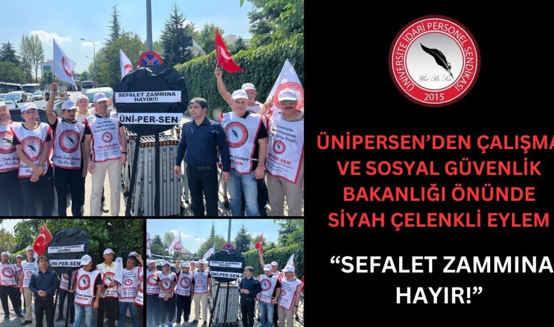 ÜNİPERSEN, Kamu İşveren Heyeti'nin zam teklifine karşı Çalışma ve Sosyal