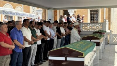 Çorum'da yağ tankına düşerek ölen Hacer Kepçe ve oğlu Recep