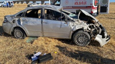 Yozgat’ın Yerköy ilçesinde sabah saatlerinde meydana gelen tek taraflı trafik