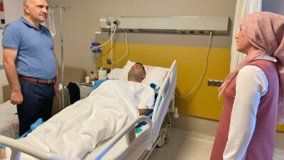 Yozgat İl Emniyet Müdürü Recep Tecimer, Yozgat Şehir Hastanesi’nde tedavi