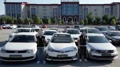 Çorum'da polis ekipleri, ağır hasarlı araçların kimlik bilgilerini kopyalayarak piyasaya