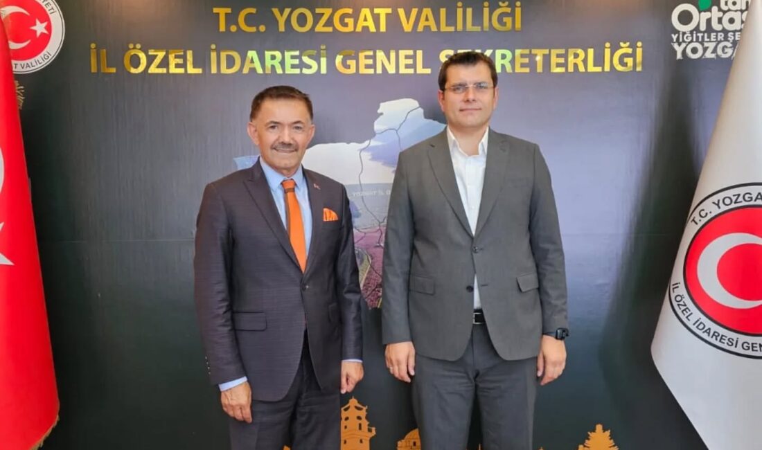 Kaymakam Aydın’dan İl Özel İdare Genel Sekreteri Nazif Yılmaz’a Ziyaret