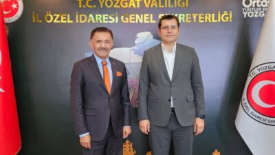 Kaymakam Aydın’dan İl Özel İdare Genel Sekreteri Nazif Yılmaz’a Ziyaret