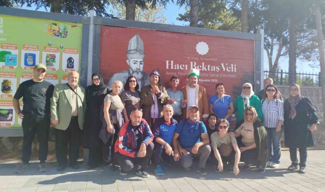 Kırşehir'de düzenlenen 'Yunus'tan Hünkar'a Çıkan Yol Yürüyüşü', sevgi ve hoşgörü