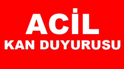 Birol Yıldırım, Ankara Gazi Hastanesi’nde tedavi görmektedir. Hastamız için 0