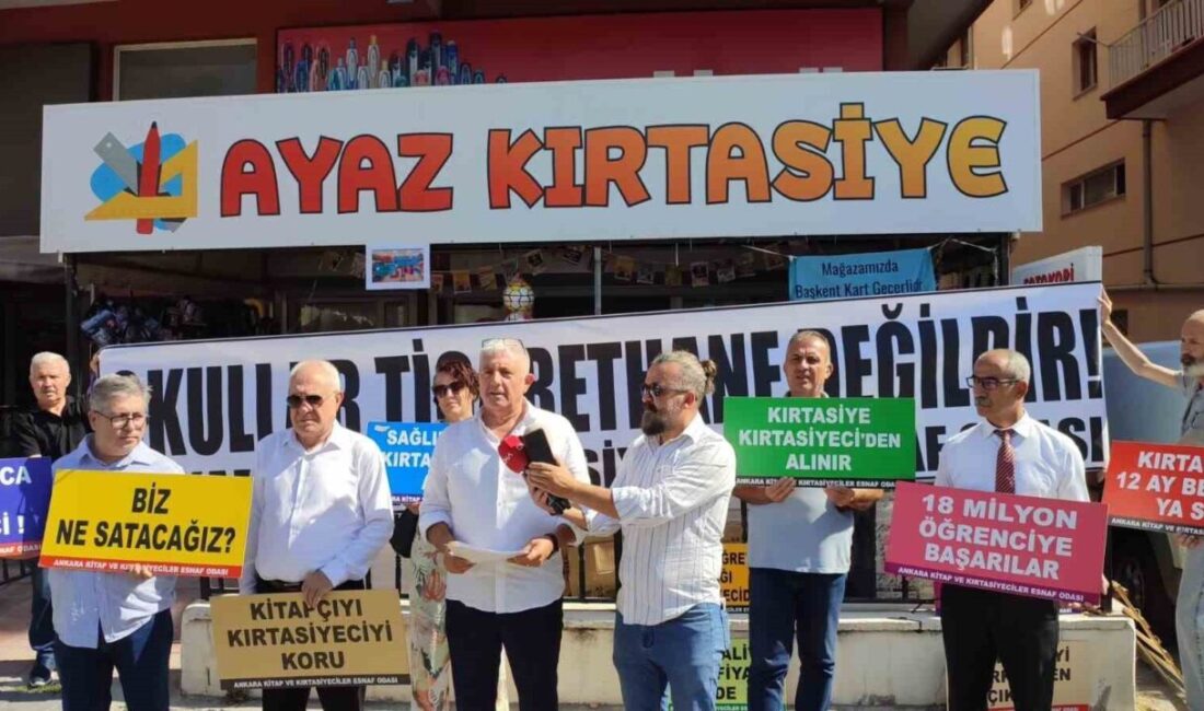 Ankara Kitap ve Kırtasiye Odası Başkanı Müslüm Küçükarzuman, kırtasiye ürünlerindeki