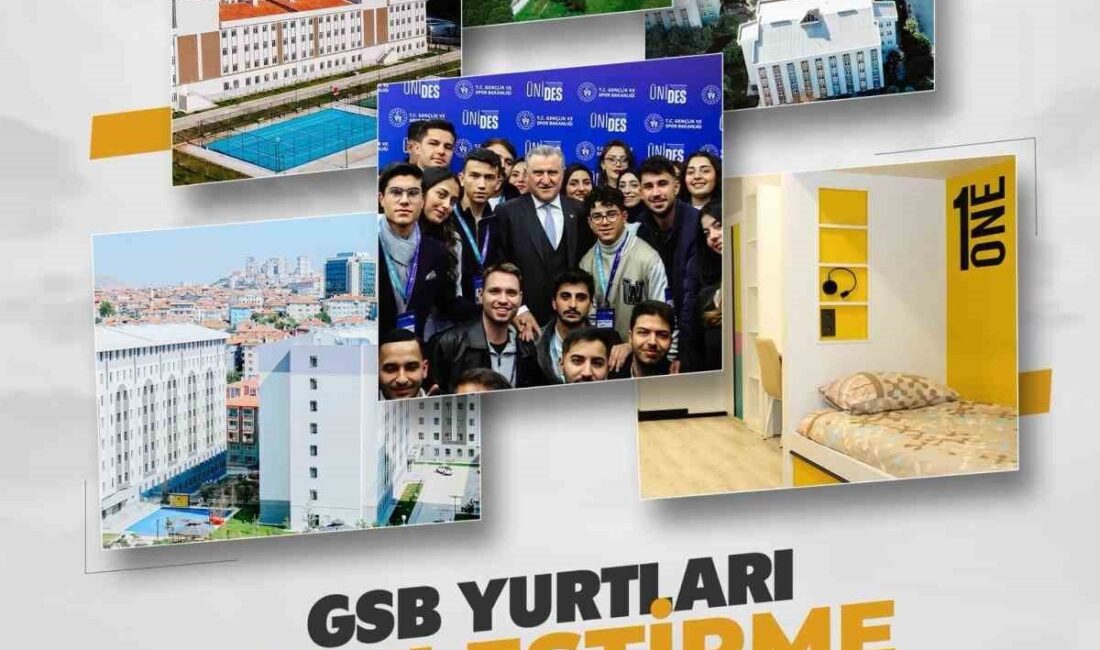 Gençlik ve Spor Bakanı Osman Aşkın Bak, GSB yurt yerleştirme