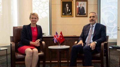 Dışişleri Bakanı Hakan Fidan, ABD'deki temasları çerçevesinde İngiltere Dışişleri Bakanı
