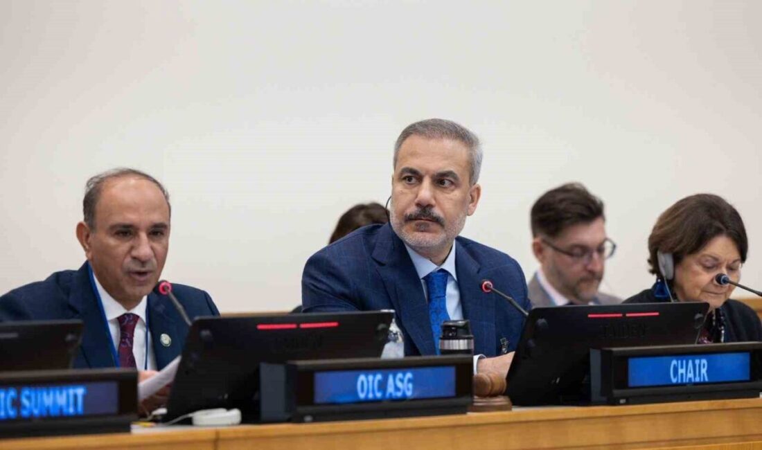 Dışişleri Bakanı Hakan Fidan, BM Genel Kurulu'nda İİT Dışişleri Bakanları