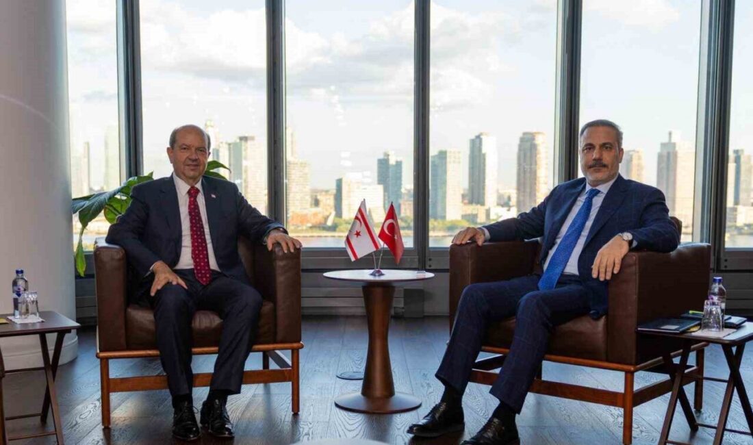 Dışişleri Bakanı Hakan Fidan, ABD'de KKTC Cumhurbaşkanı Ersin Tatar'la görüştü.