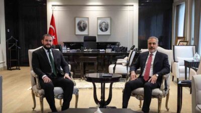 Hakan Fidan, Sırbistan'ın Adalet ve Uzlaşı Partisi lideri Zukorliç'le Dışişleri