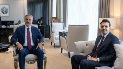 Dışişleri Bakanı Hakan Fidan, Ankara'da TİKA Başkanı Abdullah Eren ile