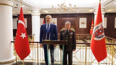 Dışişleri Bakanı Hakan Fidan, Milli Savunma Bakanı Yaşar Güler'i Genelkurmay