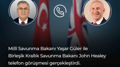 Milli Savunma Bakanı Yaşar Güler ile Birleşik Krallık Savunma Bakanı