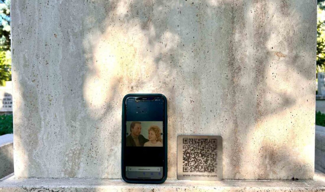 Ankara'da QR kodlarla mezarlıklara dijital profiller ekleniyor. Genç girişimci ve