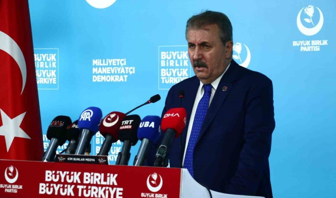 BBP Genel Başkanı Mustafa Destici, İslam ülkelerini İsrail'e karşı daha