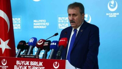 BBP Genel Başkanı Mustafa Destici, İslam ülkelerini İsrail'e karşı daha