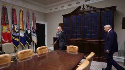 Cumhurbaşkanı Recep Tayyip Erdoğan ve ABD Başkanı Donald Trump Beyaz