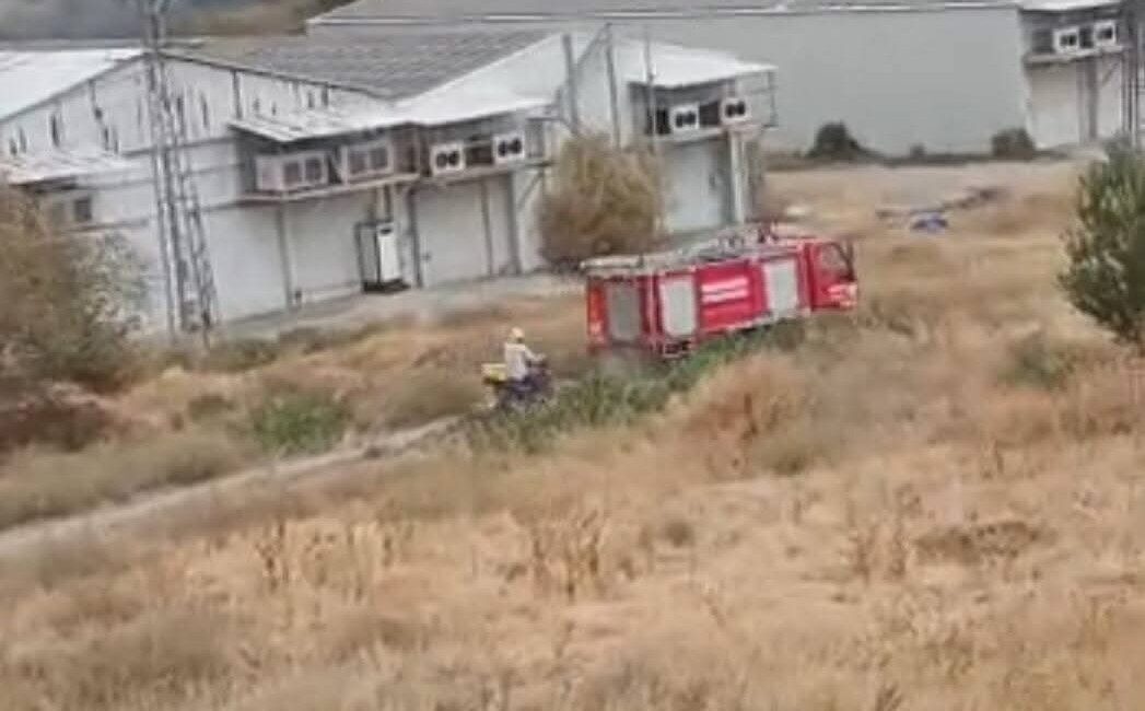 Ankara'nın Beypazarı ilçesinde henüz belirlenemeyen sebeple çıkan yangın, 20 dönümlük