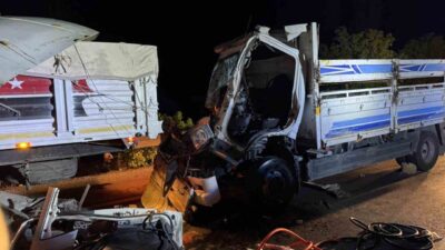 Sungurlu ilçesinde meydana gelen trafik kazasında kamyon sürücüsü ağır yaralandı.