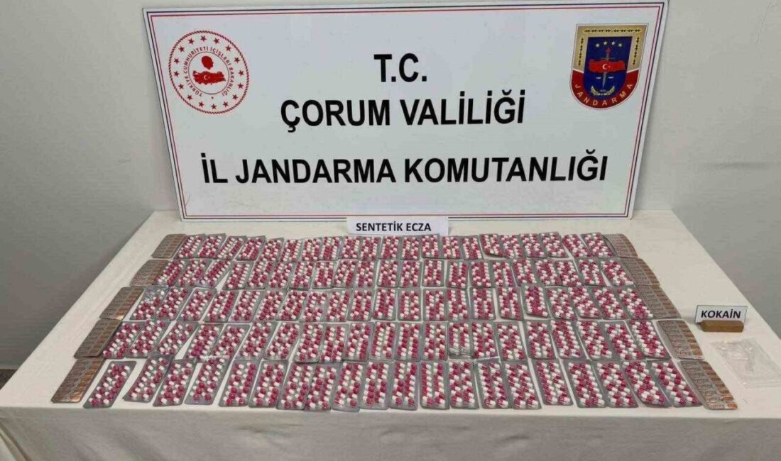Çorum'un Sungurlu ilçesinde jandarma ekipleri tarafından düzenlenen operasyonda uyuşturucu ticareti