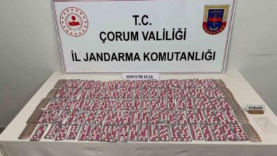 Çorum'un Sungurlu ilçesinde jandarma ekipleri tarafından düzenlenen operasyonda uyuşturucu ticareti