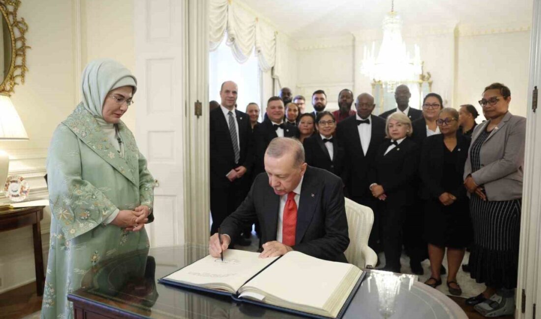Cumhurbaşkanı Recep Tayyip Erdoğan ve eşi Emine Erdoğan, ABD'nin Washington