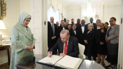 Cumhurbaşkanı Recep Tayyip Erdoğan ve eşi Emine Erdoğan, ABD'nin Washington