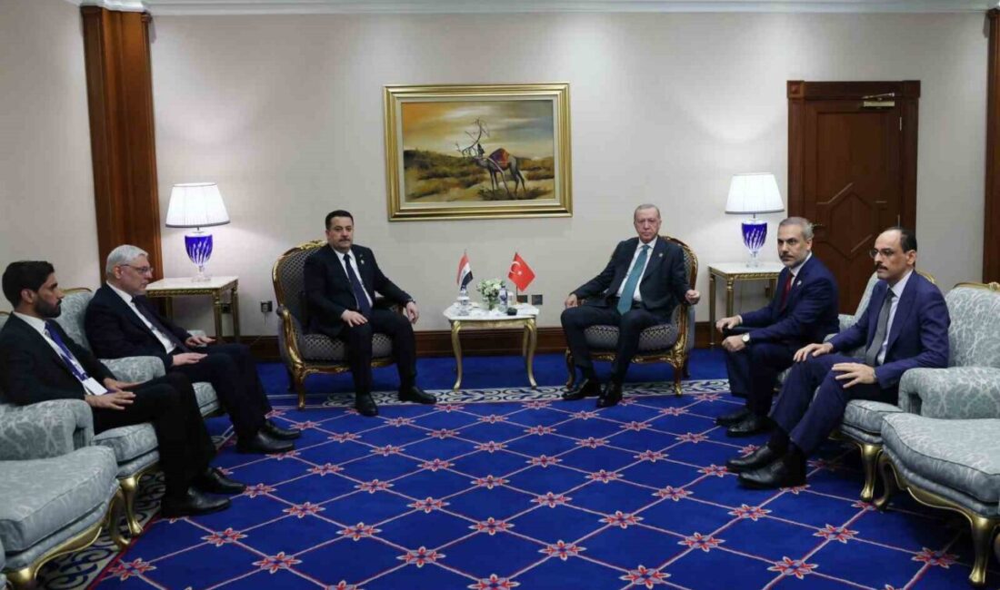 Cumhurbaşkanı Recep Tayyip Erdoğan, Irak Başbakanı Muhammed Şiya es-Sudani ile