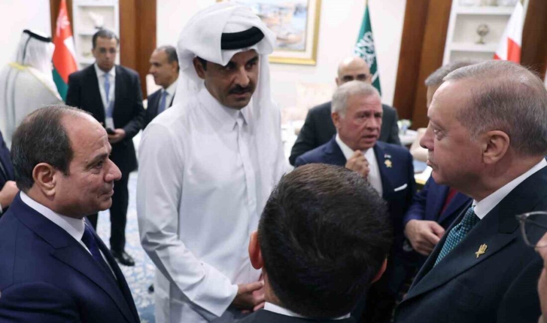 Cumhurbaşkanı Recep Tayyip Erdoğan, Katar Emiri Şeyh Temim bin Hamed