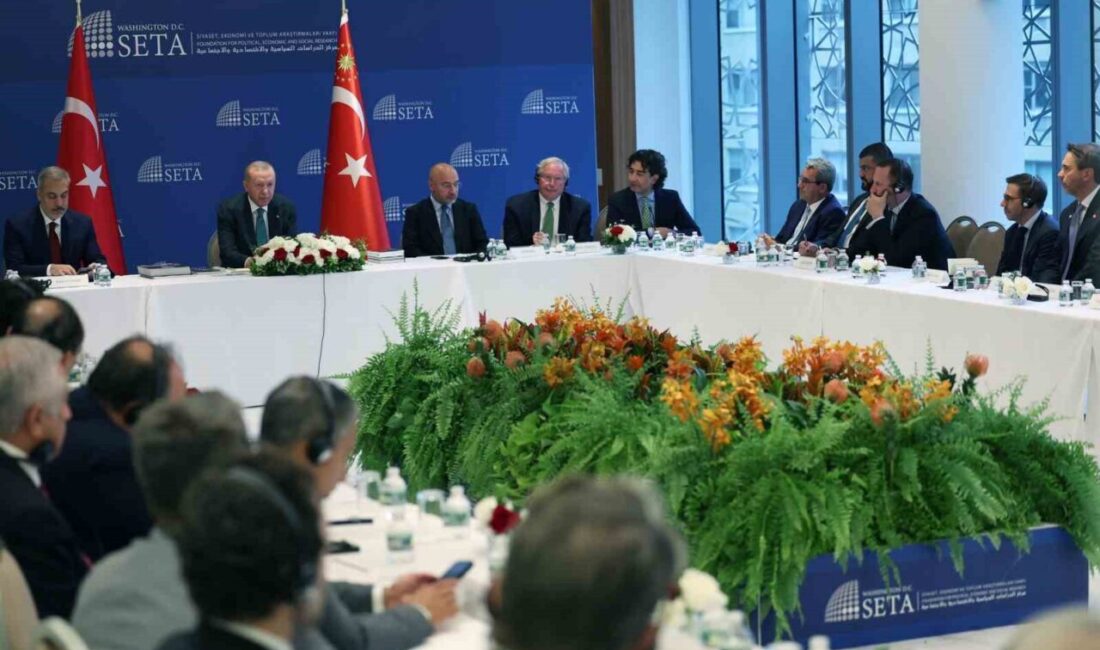 Cumhurbaşkanı Recep Tayyip Erdoğan, New York'ta SETA koordinasyonunda ABD'li düşünce