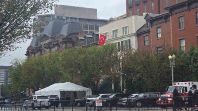 Cumhurbaşkanı Erdoğan, ABD Başkanı Trump ile görüşmek için Washington’daki Blair