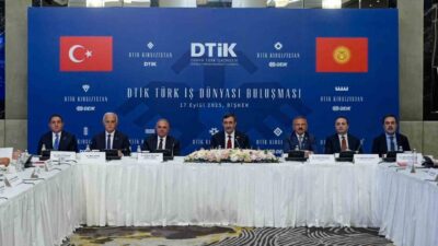 Cumhurbaşkanı Yardımcısı Cevdet Yılmaz, Kırgızistan'da yaptığı konuşmalarda Türkiye-Kırgızistan ekonomik ilişkilerini