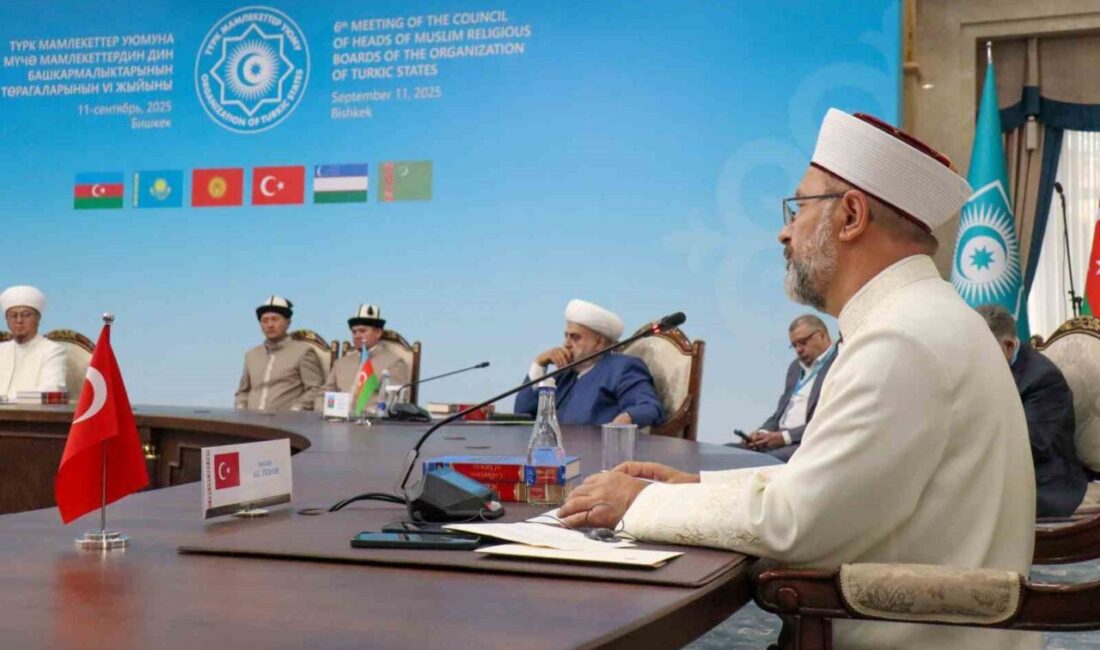 Diyanet İşleri Başkanı Ali Erbaş, Kırgızistan'ın başkenti Bişkek'te Türk Devletleri