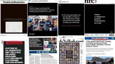 Dünya genelinde İsrail'in Gazze'de basın mensuplarını hedef alan saldırılarına tepki